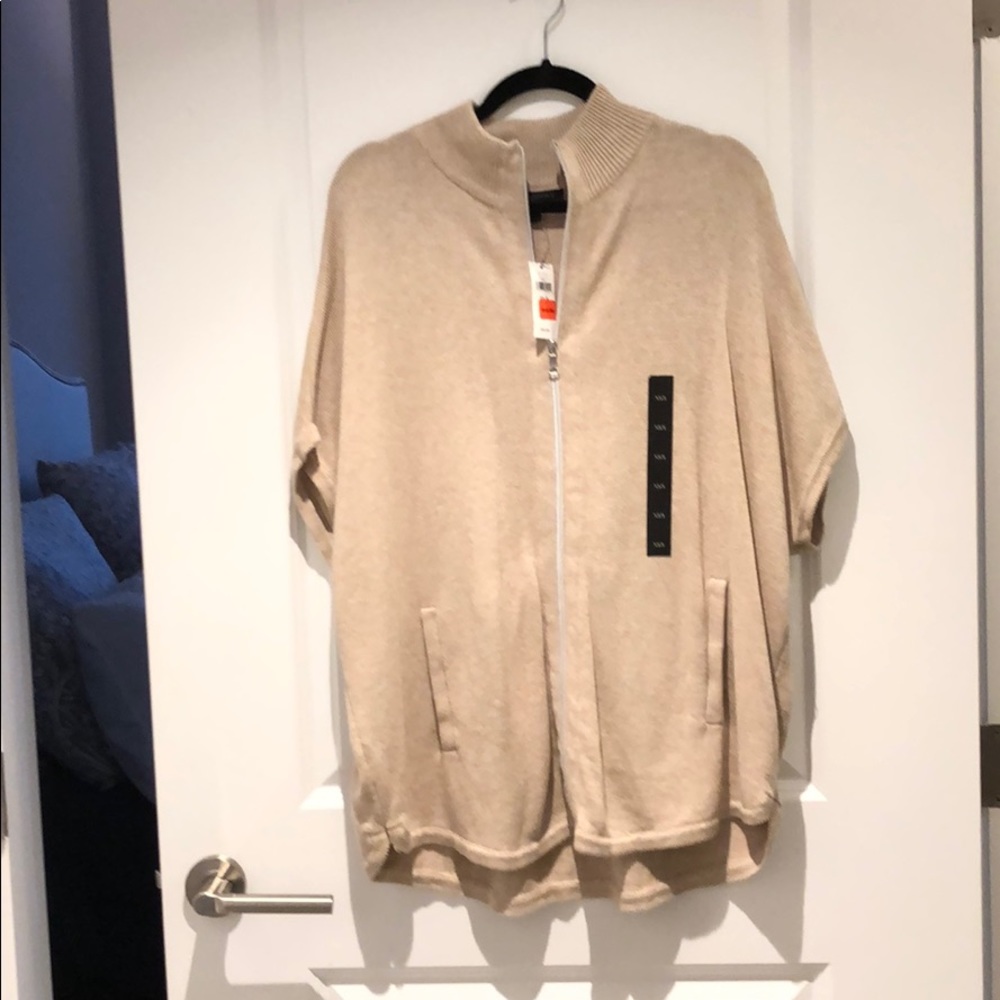 Oversized sweater vest